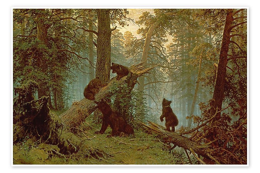 Posterlounge Poster Ivan Ivanovich Shishkin, Morgen günstig online kaufen