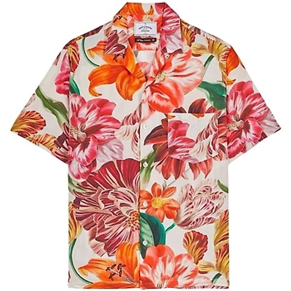 Portuguese Flannel  Hemdbluse Flowers Shirt - Red günstig online kaufen