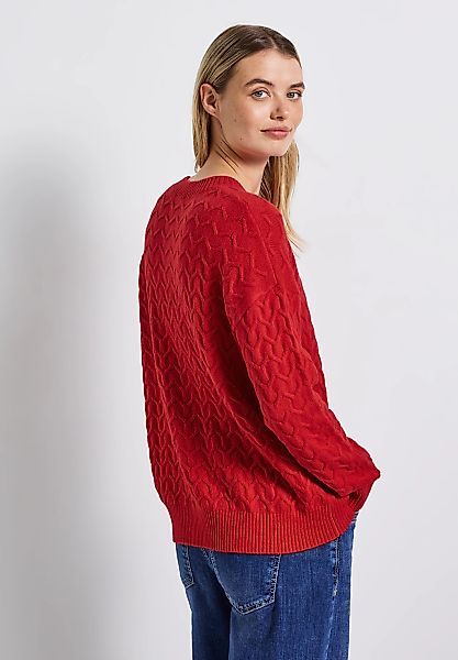 STREET ONE Strickpullover mit Rundhalsausschnitt günstig online kaufen