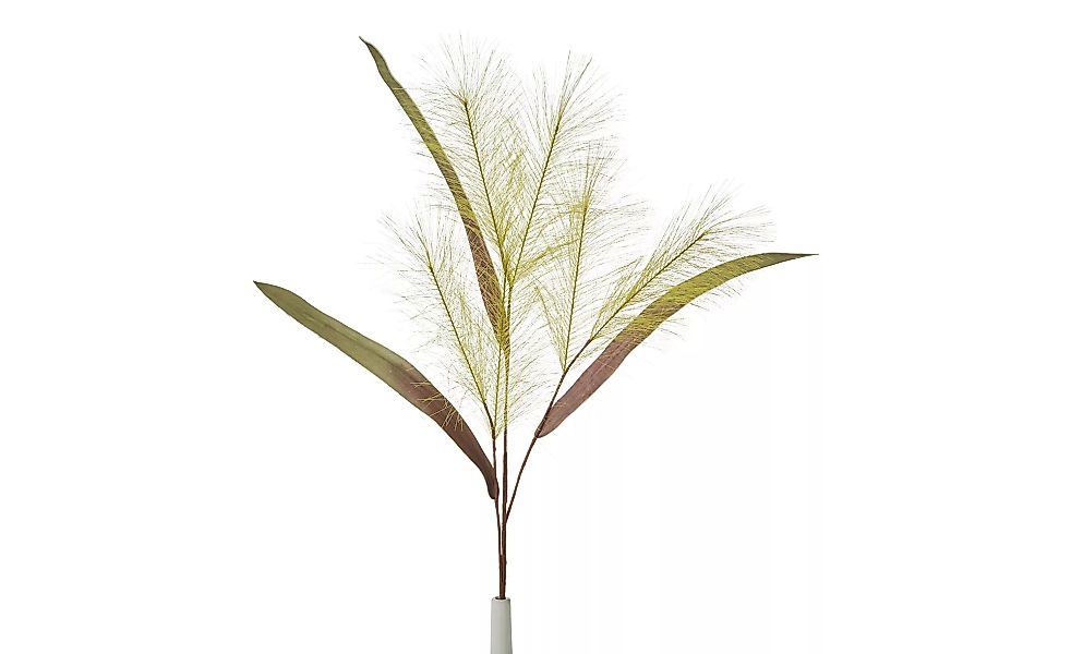 Soft Flower Schilfgras - grün - Kunststoff, Metall - 110 cm - Dekoration > günstig online kaufen
