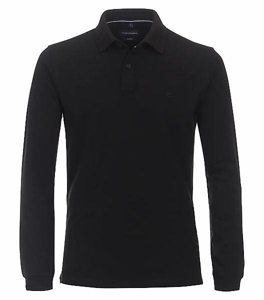 CASAMODA Langarm-Poloshirt "CASAMODA Polo-Shirt Langarm uni" günstig online kaufen