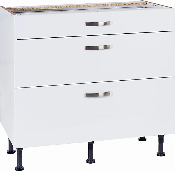 KOCHSTATION Unterschrank "KS-Cara", Breite 90 cm, mit Vollauszügen und Soft günstig online kaufen