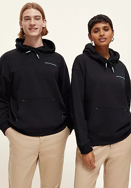 Scotch & Soda Kapuzensweatshirt Unisex hoodie in Organic cotton mit kleiner günstig online kaufen