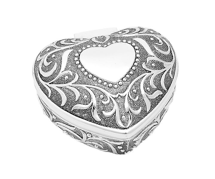 Brillibrum Schmucketui Schmuckdose Herz Antik Silber Schatulle Schmuckkästc günstig online kaufen