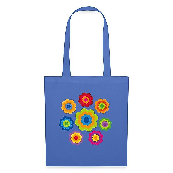 Spreadshirt Henkeltasche 70er Jahre Hippie Flower günstig online kaufen