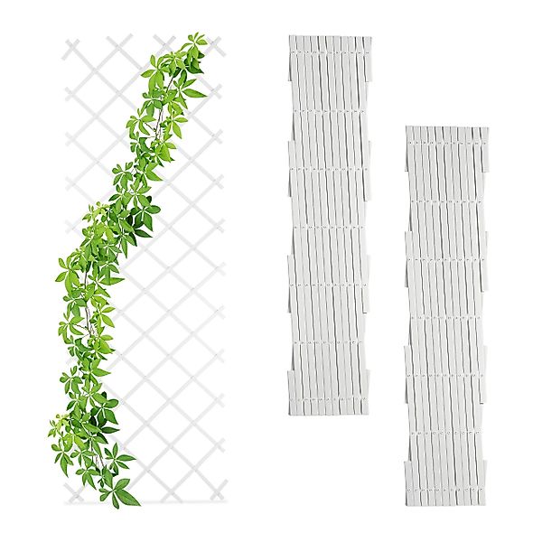 relaxdays Rankgitter Ausziehbares Rankgitter 3er Set günstig online kaufen