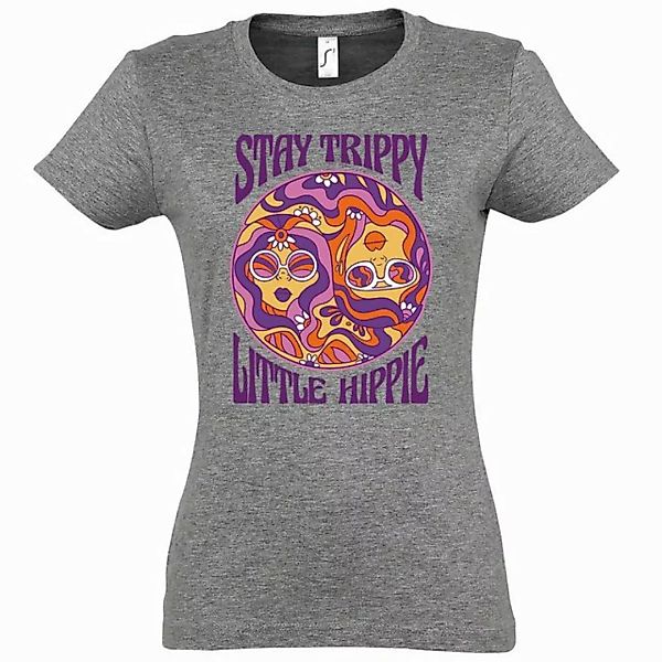 Youth Designz T-Shirt Stay Trippy Little Hippie Damen Shirt mit lustigem Fr günstig online kaufen