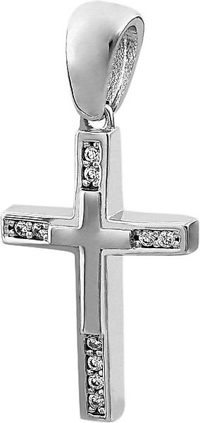 SilberDream Kettenanhänger SilberDream Kreuz Kettenanhänger Zirkonia Damen günstig online kaufen