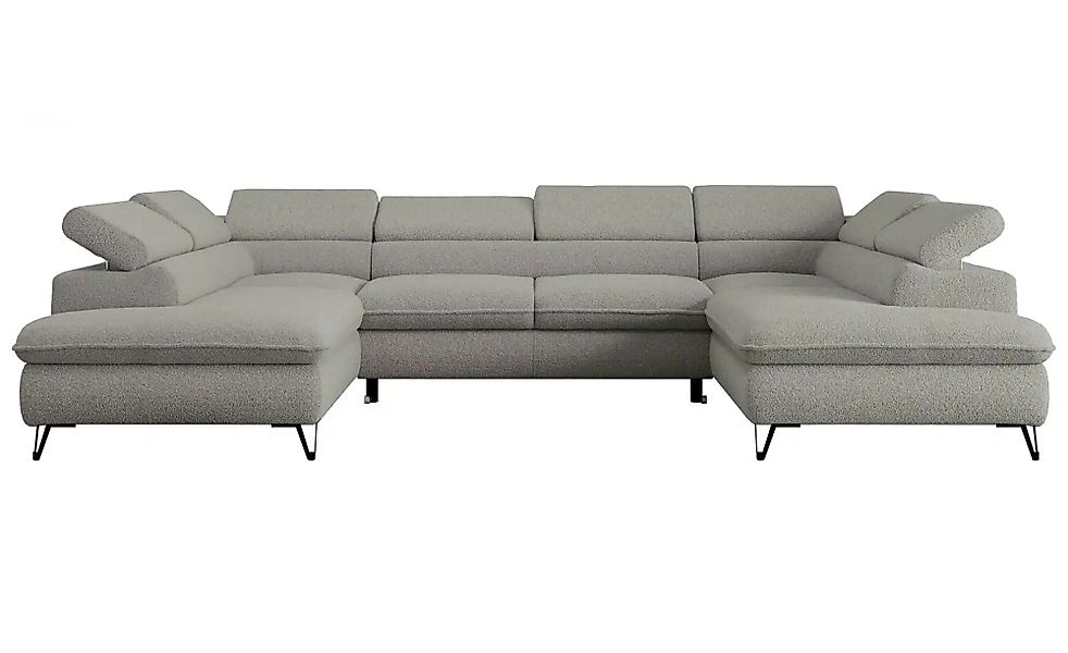 Wohnlandschaft  Peter ¦ grau ¦ Maße (cm): B: 346 H: 76 Polstermöbel > Sofas günstig online kaufen