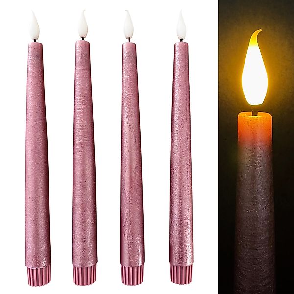 Online-Fuchs LED-Kerze 4 LED Stabkerzen aus günstig online kaufen