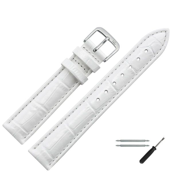 MARBURGER Uhrenarmband 14mm Leder Alligator Prägung günstig online kaufen