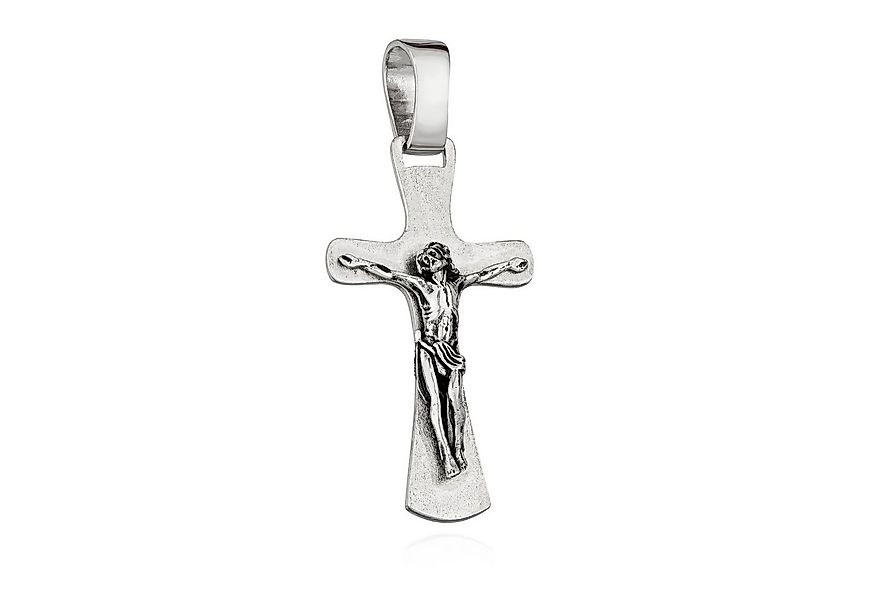 NKlaus Kreuzanhänger Kettenanhänger 925 Silber Kruzifix 46mm x 25,3mm feine günstig online kaufen