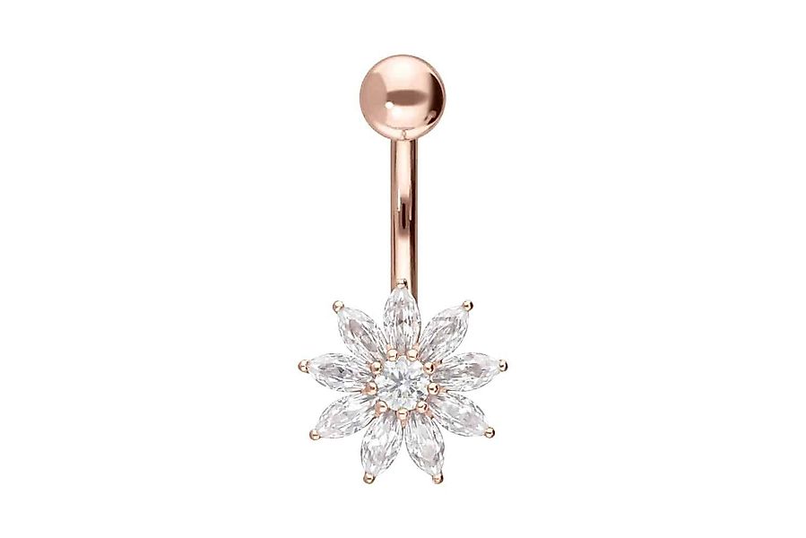PIERCINGLINE Bauchnabelpiercing 14/18 Karat Gold Bananabell günstig online kaufen
