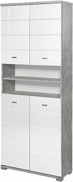 BASIC by Balculina Hochschrank "Pool, Badezimmerschrank BxHxT 76x190x31" 1 günstig online kaufen