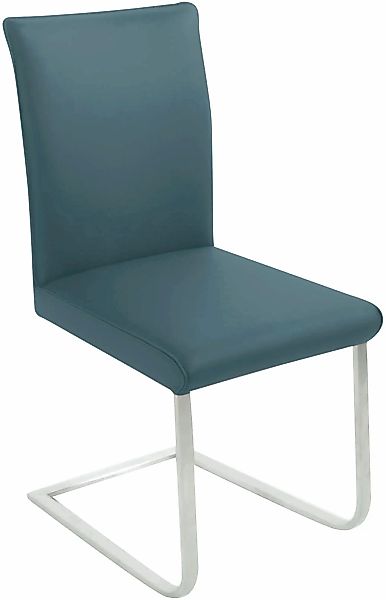 K+W Komfort & Wohnen Freischwinger "Santos III" () mit Sattlernaht, Gestell günstig online kaufen