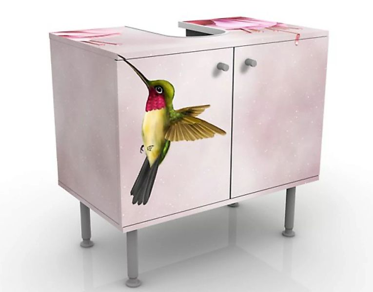 Waschbeckenunterschrank Blumen Kolibri günstig online kaufen