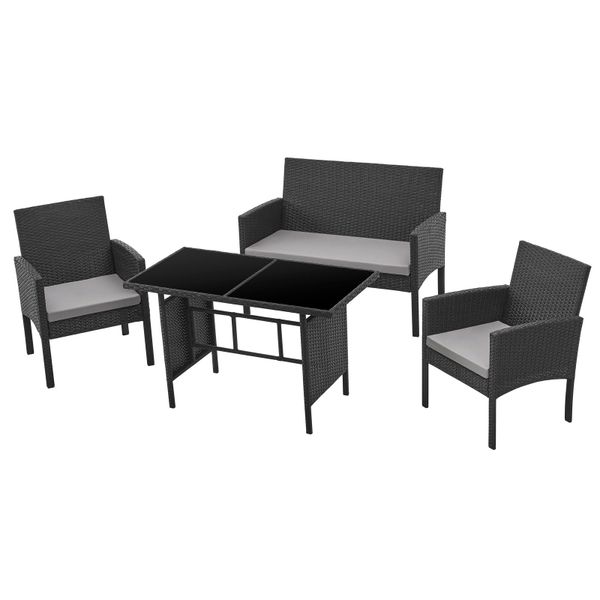 SVITA Gartenlounge-Set BROOKLYN XL, (Set, Essgruppe), günstig online kaufen