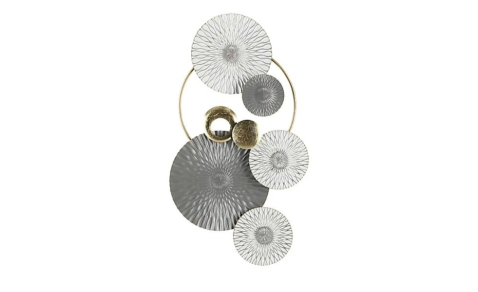 HOME STORY Wanddekoration   ¦ mehrfarbig ¦ Metall ¦ Maße (cm): B: 87 H: 48, günstig online kaufen