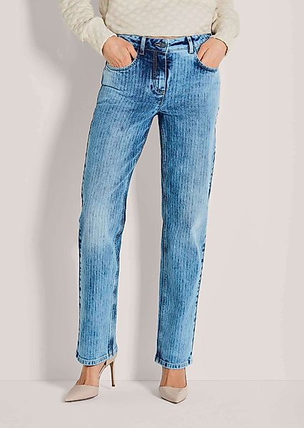 MADELEINE Gerade Jeans High Waist Five-Pocket-Jeans günstig online kaufen