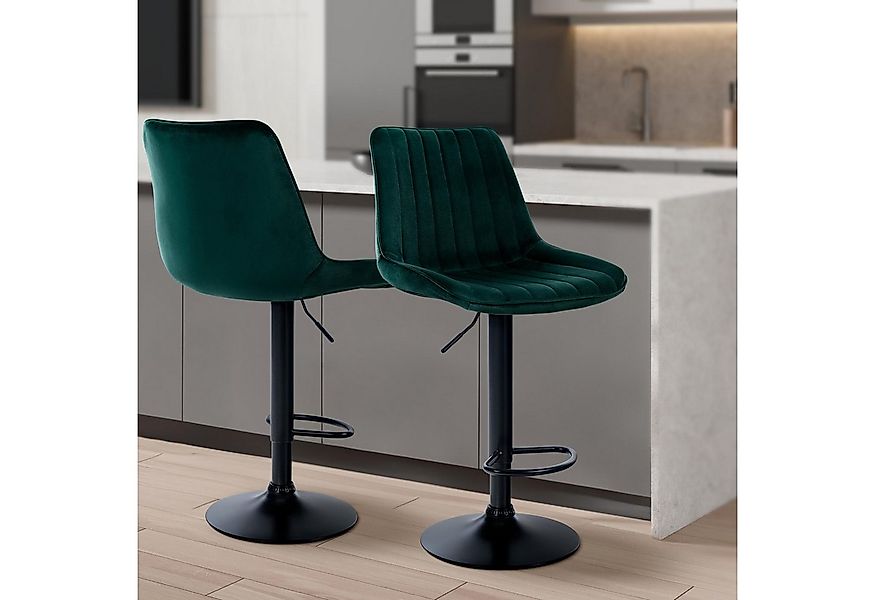 TPFLiving Barhocker höhenverstellbar (Barstuhl - Hocker für Küche - stabile günstig online kaufen