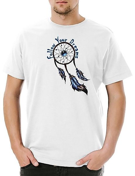 Urban Backwoods Print-Shirt Dreamcatcher I Herren T-Shirt Traumfänger India günstig online kaufen