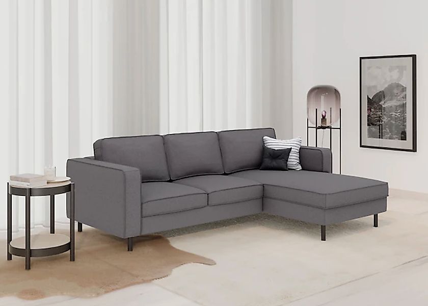 TRENDMANUFAKTUR Ecksofa "Watkins, Couch wahlweise mit Schlaffunktion & Bett günstig online kaufen