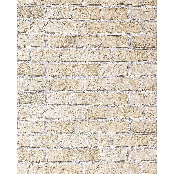 EDEM 583-20 3D Rustikale Vinyl Tapete Mauer Stein Klinker Ziegelstein Sand- günstig online kaufen