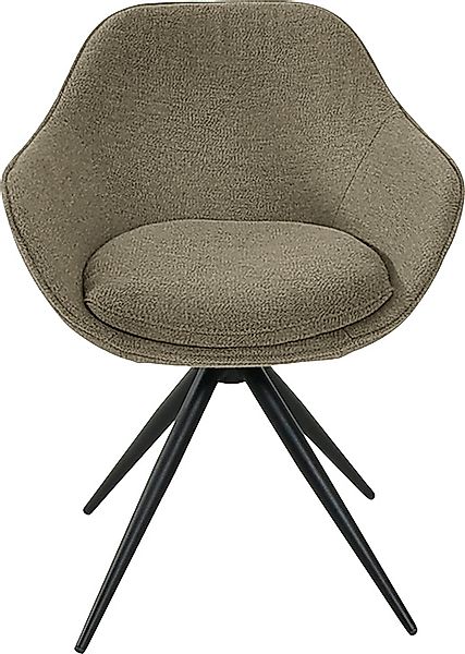 K+W Komfort & Wohnen Drehstuhl »ZOOM«, Flachgewebe Q2 2250, 4-Fuß Drehstuhl günstig online kaufen