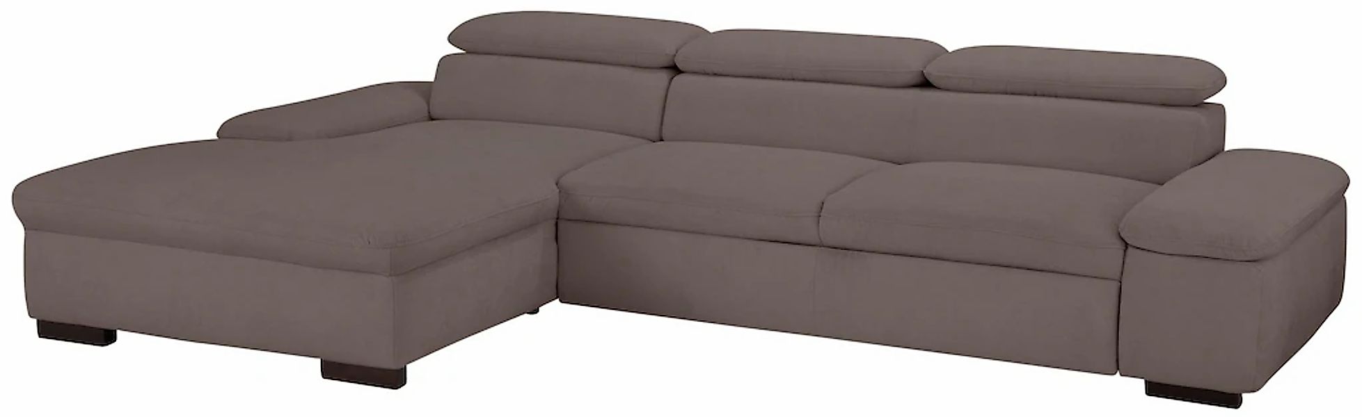 Home affaire Ecksofa "Alberto L-Form" mit Kopfteilverstellung, wahlweise mi günstig online kaufen