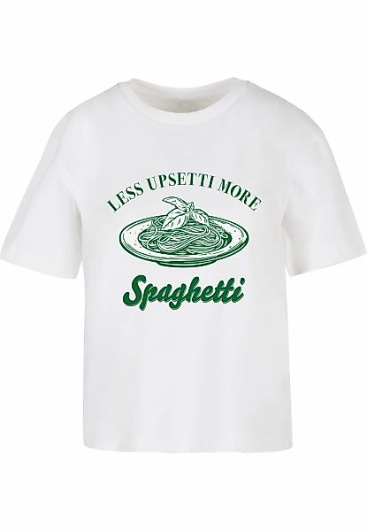 Miss Tee T-Shirt "Miss Tee Less Upsetti Tee" 1 Stk. günstig online kaufen