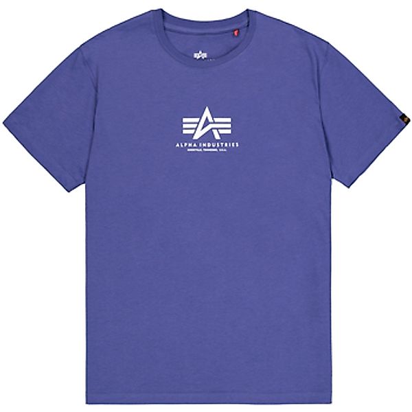 Alpha Industries  T-Shirt Basic T Mid Logo - night purple günstig online kaufen