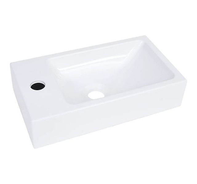 vidaXL Waschbecken Waschbecken 400x220x90 mm SMC Weiß günstig online kaufen