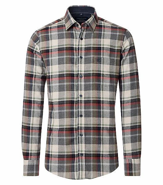 CASAMODA Langarmhemd "CASAMODA Freizeithemd kariert" günstig online kaufen