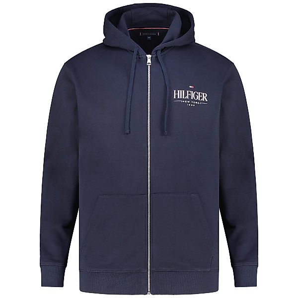Tommy Hilfiger Kapuzenjacke aus Baumwolle Farbe marine Größe: 3XL günstig online kaufen