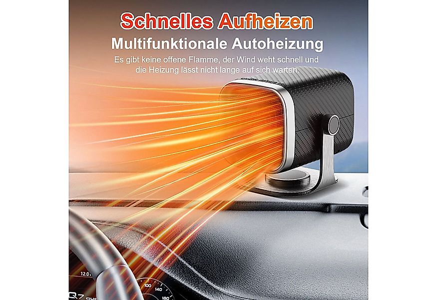Refttenw Heizlüfter 12V/24V Autoheizung für Winter,Schnellheizer mit Kalt-/ günstig online kaufen