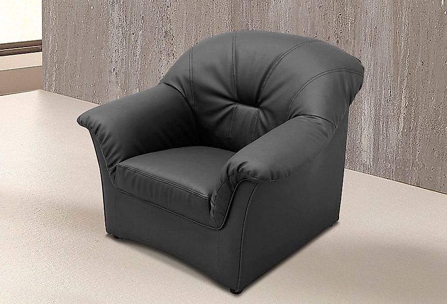 DOMO collection Sessel Papenburg zeitlose Rückensteppung, günstig online kaufen