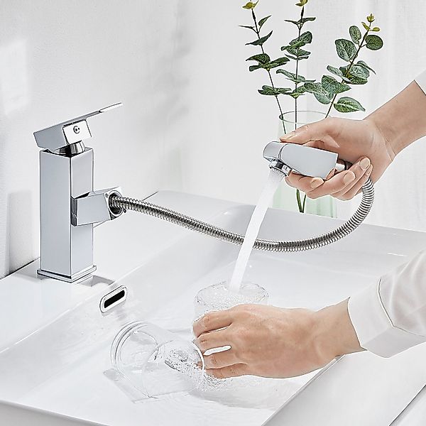 Auralum Max Waschtischarmatur Ausziehbar Wasserhahn fürs günstig online kaufen