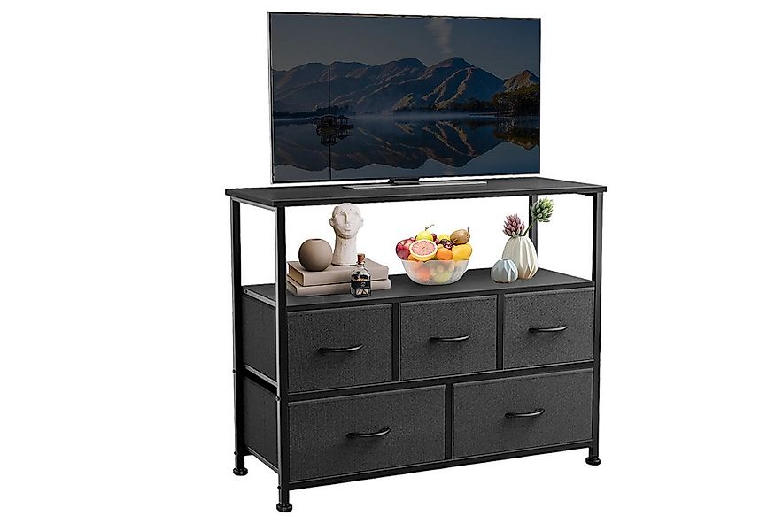 SURFOU TV-Schrank Kommode mit 5 Schubladen Sideboard Lowboard TV Board (Flu günstig online kaufen