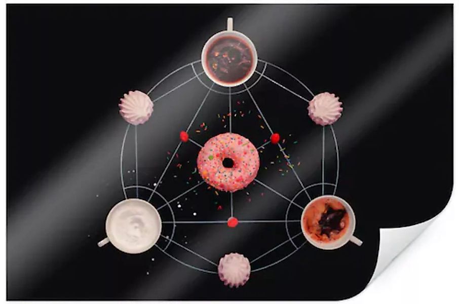 Wall-Art Poster "Geometrische Küche Alchemie", Küche, (1 St.) günstig online kaufen