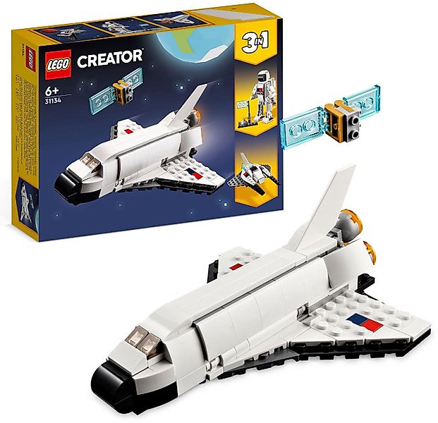 LEGO® Spaceshuttle (31134), LEGO® Creator 3in1 Konstruktionsspielsteine, (1 günstig online kaufen