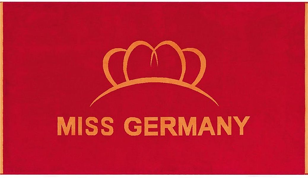 Miss Germany Strandtuch Miss Germany, Velours günstig online kaufen
