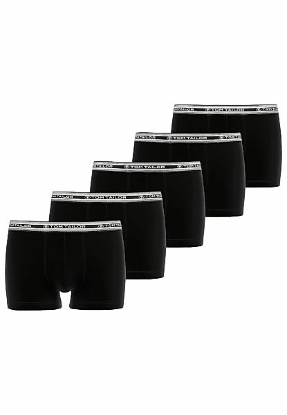 TOM TAILOR Boxershorts "Buffer", (5er Pack), weich, bequem, eng, elastisch, günstig online kaufen
