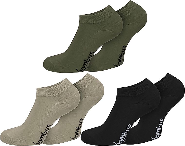 normani Sneakersocken 6 Paar Bambus-Gesundheitssocken Sneakers (6er-Set, 6 günstig online kaufen