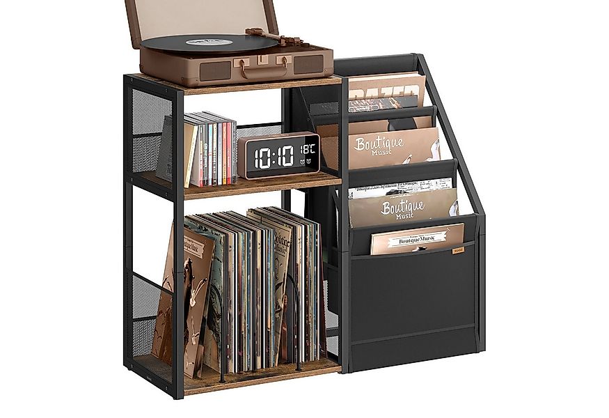 VASAGLE Beistelltisch, Plattenspieler-Ständer, 3 Etagen, Aufbewahrung von S günstig online kaufen