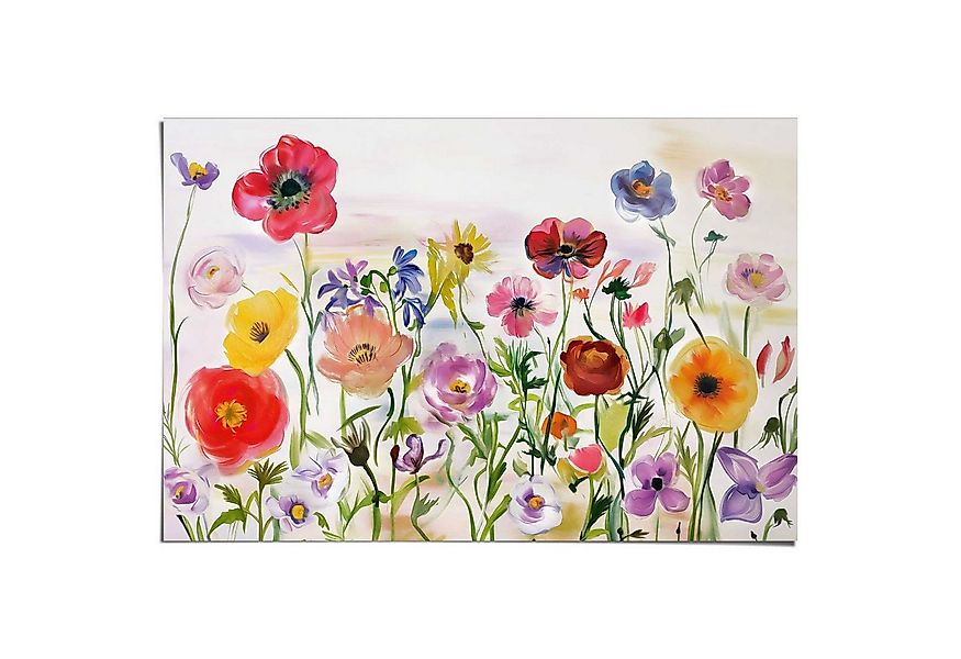 Reinders! Poster Blumenfeld, Hobbyraum - Beige - 150 gr. Papier - Blumen un günstig online kaufen