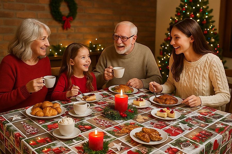 texpot Tischdecke Wachstuch Weihnachten Winter abwischbar günstig online kaufen