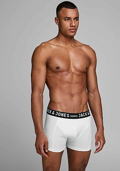 Jack & Jones 3-er Set Trunks Grau, Schwarz & Weiss günstig online kaufen