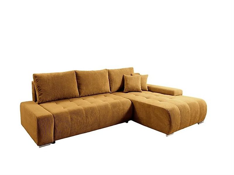 Fun Möbel Ecksofa Sofa mit Schlaffunktion VOGAR, inkl. Bettkasten, inkl. 3 günstig online kaufen