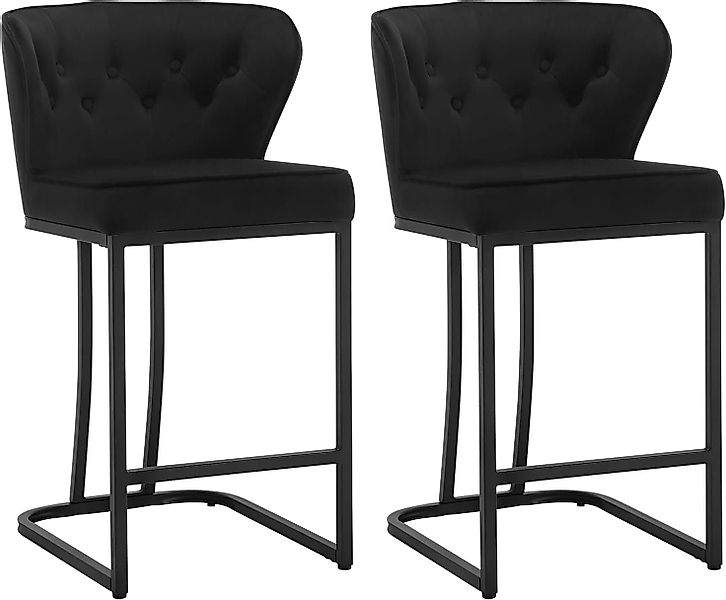 Woltu Barhocker (2 St., 2er), Barstühle,Samtbezug günstig online kaufen