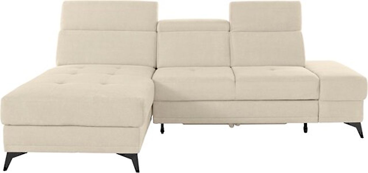 Home affaire Ecksofa »Cardiz L-Form« inkl.Kopfteilverstellung und Federkern günstig online kaufen